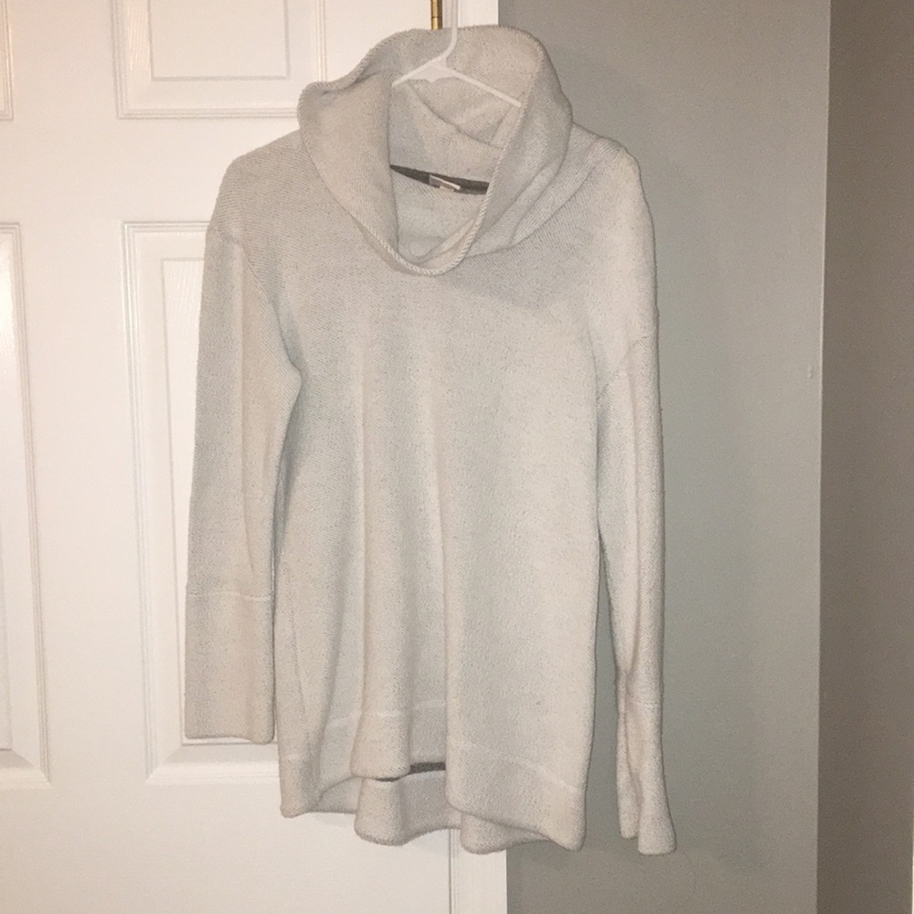 Cream Cowl Sweater
